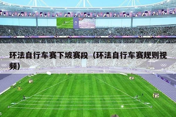 环法自行车赛下坡赛段(环法自行车赛规则视频)