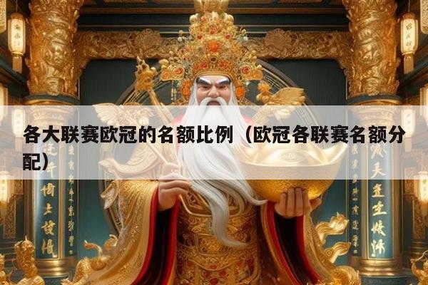 各大联赛欧冠的名额比例(欧冠各联赛名额分配)