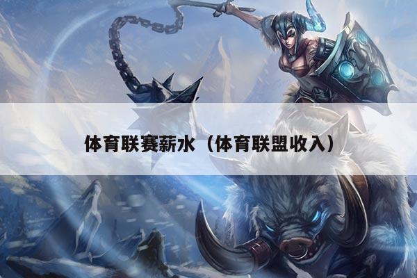 体育联赛薪水(体育联盟收入)