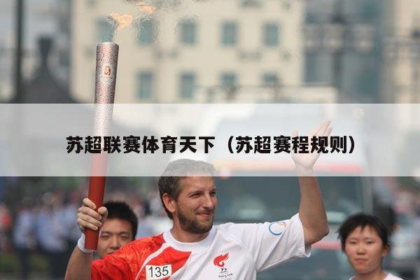 苏超联赛体育天下(苏超赛程规则)