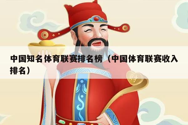 中国知名体育联赛排名榜(中国体育联赛收入排名)