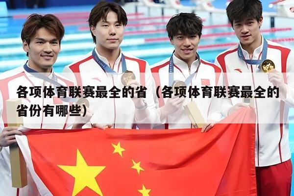 各项体育联赛最全的省(各项体育联赛最全的省份有哪些)