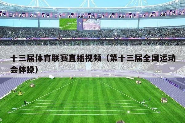 十三届体育联赛直播视频(第十三届全国运动会体操)