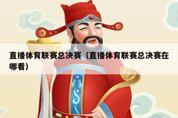 直播体育联赛总决赛(直播体育联赛总决赛在哪看)