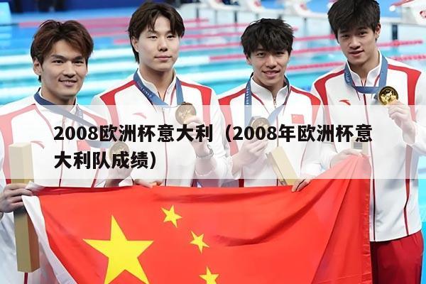 2008欧洲杯意大利(2008年欧洲杯意大利队成绩)